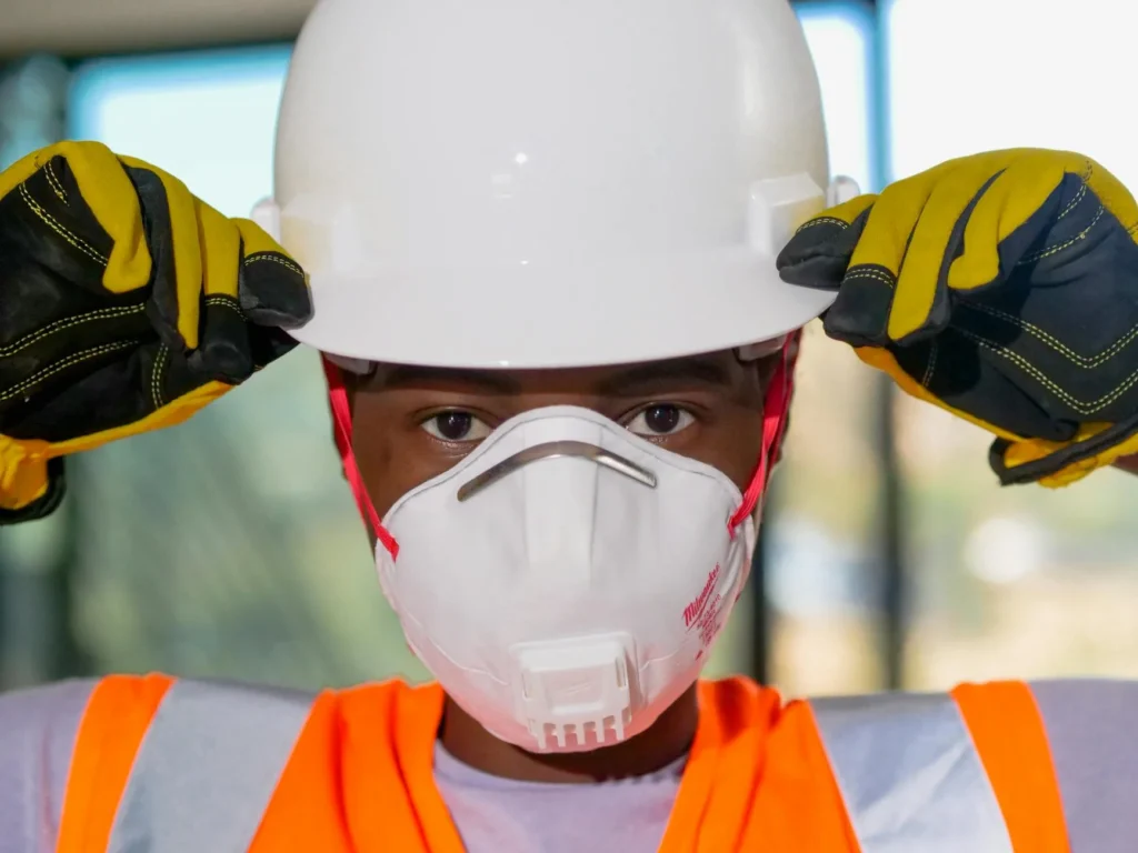 Illustration of a person safely browsing Craigslist job ads on a laptop.