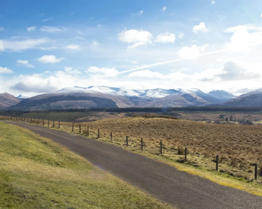 A person reviewing immigration documents for a job in Scotland.